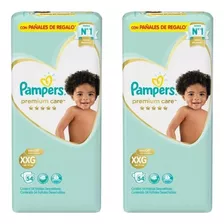 Pampers Premium Care 2 Packs Mensual Talles M G Xg Xxg