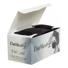Cubrebocas Unimask 4 Color Negro Uniseal
