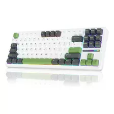 Teclado F87 Tkl, Junta 75% Teclado Rgb, Teclado Inalámbrico 