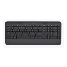 Teclado Logitech K650 Lifestyle Cuenta Con Bluetooth Color Del Teclado Negro Idioma Grafito