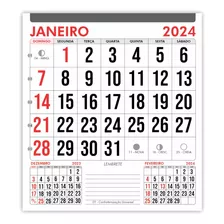 Arquivo Digital Vetor Calendário 2024 Folhinha 2024 Editável