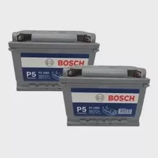 Kit 2 Bateria Estacionaria Bosch P5 1080 60ah Nobreak Alarme