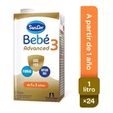 Sancor Bebe Advanced Formula Etapa 3 Brick 24 Un X 1 Lt