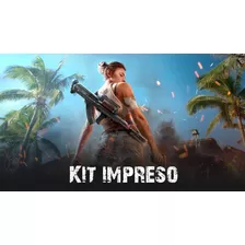 Free Fire Kit Impreso Para 20 Niños Personalizado