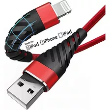 Cables De Datos De Carga Para Teléfonos Color Rojo