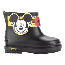 Galocha Boot Coturno Bota Baby Disney Aplique Mickey