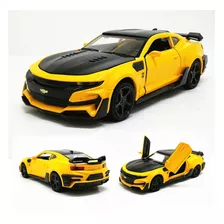 Carrinho Transformers Bumblebee Camaro Miniaturas Metal