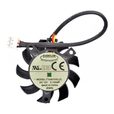 Ventilador Everflow 3 Pin Diámetro 37mm 30x30x23mm Para Gpu 