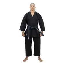 Kimono Kyoshi Karate Start Preto Adulto - Com Faixa Branca