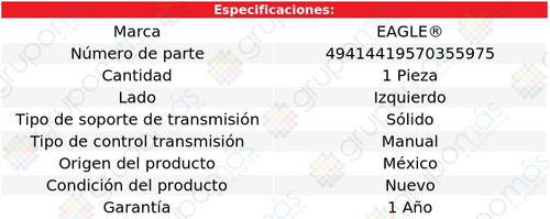 Soporte Trans Izq Eagle Honda City L4 1.5l 14 A 18 Foto 4