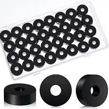 50 Packs Thick Rubber Washers 3/4 Inch Od X 1/4 Inch Id...