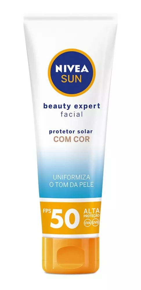 Nivea Sun Protetor Solar Facial Beauty Expert Cor Fps 50 50g