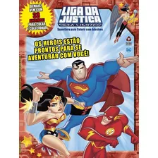 Livro: Liga Da Justiça Superlivro Para Colorir Com Adesivos, De Warner Bros Consumer Products Inc. Série Indefinido, Vol. 1. On Line Editora, Capa Mole, Edição 1 Em Português, 2020