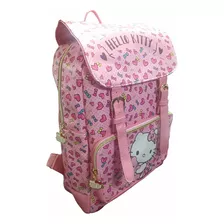 Mochila Escolar De Hello Kitty Original Licencia Sanrio