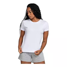 Camiseta Feminina Baby Look Branca Stecchi 