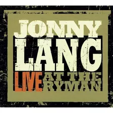Jonny Lang Cd Live At Ryman Lacrado Importado