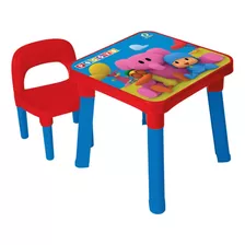 Mesinha Com Cadeira Infantil: Pocoyo