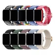 Correa Trenzada Nylon Solo Loop Para Apple Watch 42 44 45 49