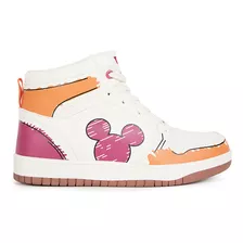 Zapatillas Urbanas De Mickey Disney Para Mujer Pu V2