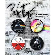 Pines Buttons Pack 4 - Pink Floyd - Mod.48 - Gtkk