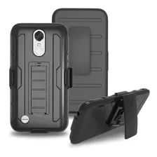 Case Armor Cover Holster Gorila Parante Gancho LG K10 2017