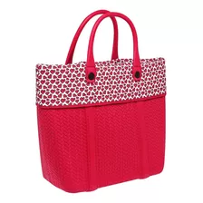 Bolso De Mano Corazones Dama Players Bolsa Rojo 109-639 T1