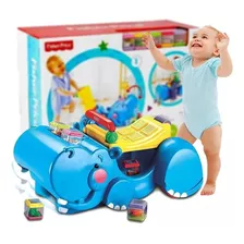 Caminador Fisher Price Correpasillo Hipopótamo Traga-bloques