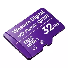 Tarjeta De Memoria Western Wd Purple 32gb Profesional Cctv