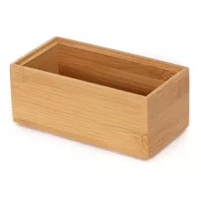 Caja Cesto Organizador Apilable Bamboo Baño Cocina