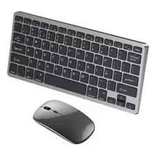 Kit Teclado Mouse Wireless Bluetooth Mini Teclado Sem Fio