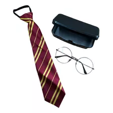 Kit Harry Potter Gravata E Óculos - Acessórios Cosplay