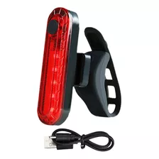  Luz Trasera Led Bicicleta Casco Patineta Recargable, 