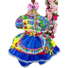 Vestido Festa Junina Infantil Chiquinha