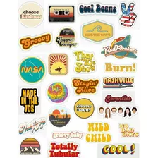 Planilla De Stickers 70´s 28 Cm Aprox