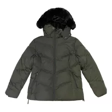 Campera Inflable Mujer Con Piel Yd Importada Premium