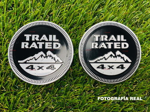 Emblemas Jeep Trail Rated 4x4 Precio Por Par Foto 4