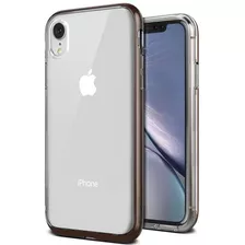 Funda Transp Color Vrs Crystal Bumper Para iPhone XR Color Brown