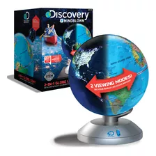 Discovery Kids Lámpara Led De Globo Mundial 2 En 1 Con Mod.