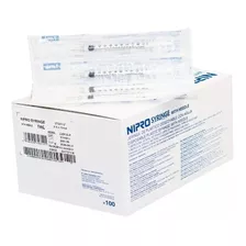 Jeringa Desechable Tuberculina 27g X 1/2 100 Uni Nipro