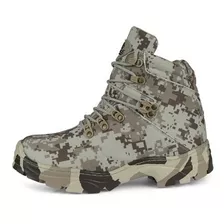 Bota Cano Curto Camuflado Digital Desert Force Elite