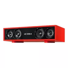 Parlante Hi-fi Victrola Vs-130 Bt Amplificador Diginet Color Rojo