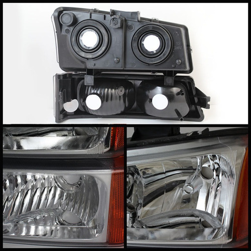 Par Faros Chevrolet Silverado 1500 Hybrid 2005 5.3l Foto 3