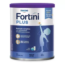 Fórmula Infantil Em Pó Sem Glúten Danone Fortini Plus Sabor Without Flavor En Lata De 1 De 400g - 3 A 10 Anos