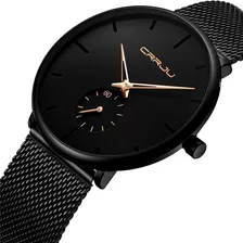 Reloj De Cuarzo Casual Crrju 2150y Con Cinturón De Malla Sim