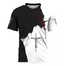 Camiseta Blusa Jesus Fé Em Cristo 3d Full Print Lançamento