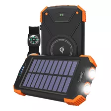 Cargador De Batería Carga Solar Gadnic 10000mah Portatil 