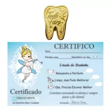 Moeda Fada Do Dente De Leite Tooth Fairy Bebe + Certificado