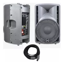 Caixa Som Leacs Lt 1500 Kit Ativa + Passiva + Cabo 700w Rms