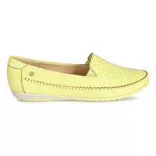 Zapato Mocasín Mujer Cuero Viale Maracuya 