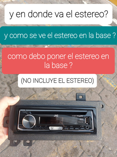 Base Estereo Normal 1 Din Dodge Carga Ram Ao 1990 Al 2001 Foto 4